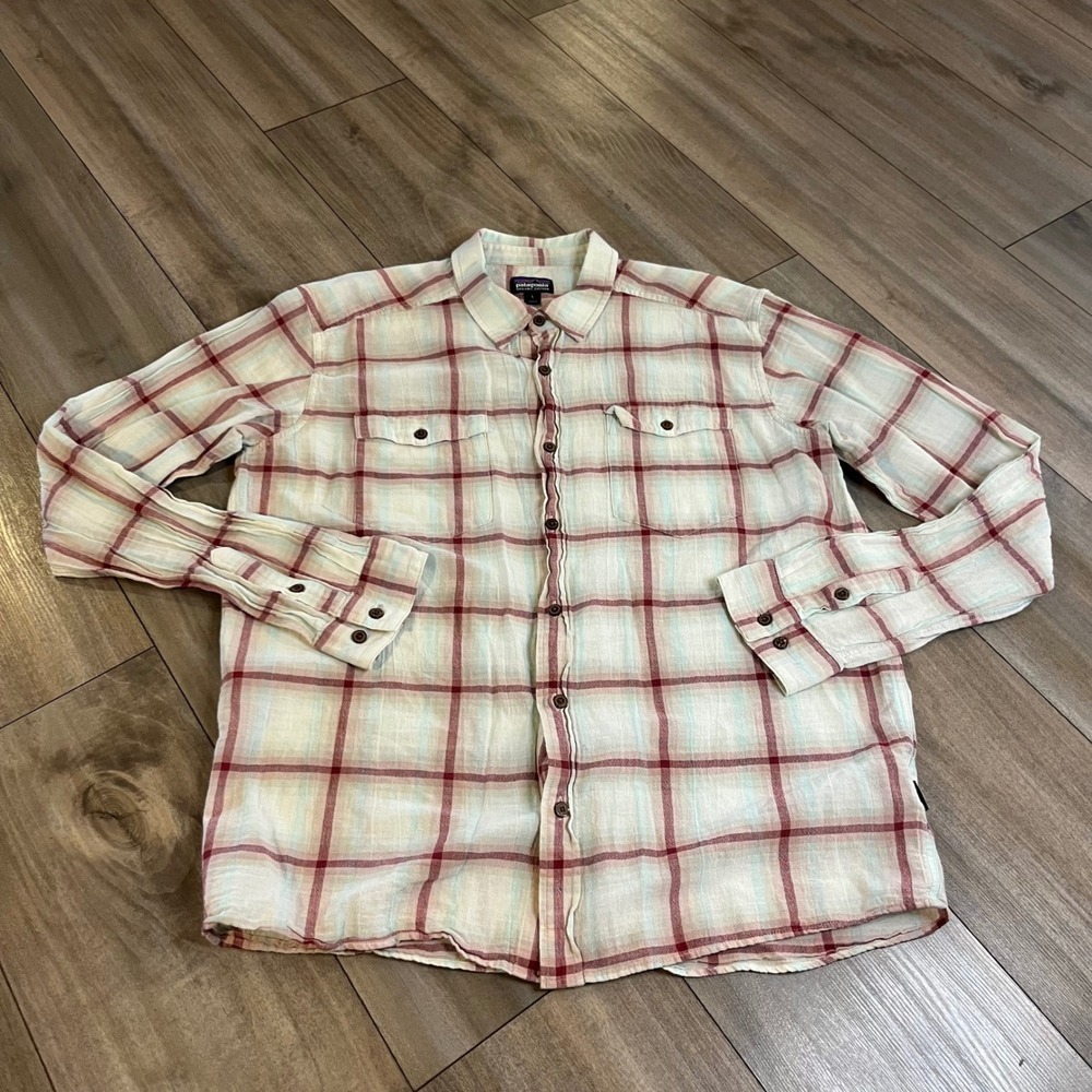 Patagonia‎ Plaid Casual Buttonup Shirt Men Large